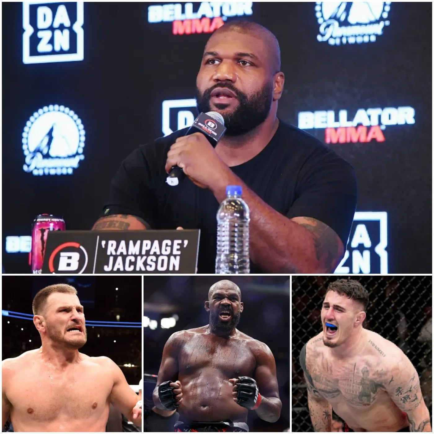 “Rampage” Jackson believed that Miocic would be more difficult for Jon Jones to defeat than Aspinall