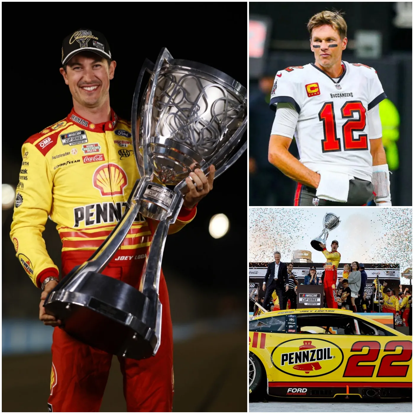 “I am the goat of NASCAR”: Logano compares himself to Brady and causes a public commotion.