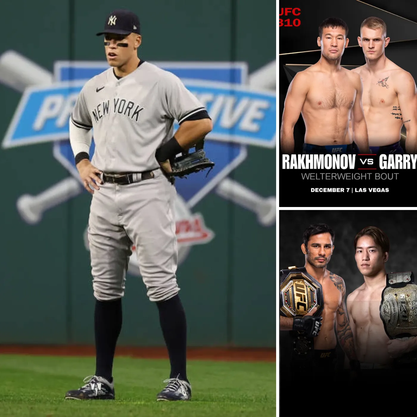 Who Is Aaron Judge Supporting At The UFC 310?