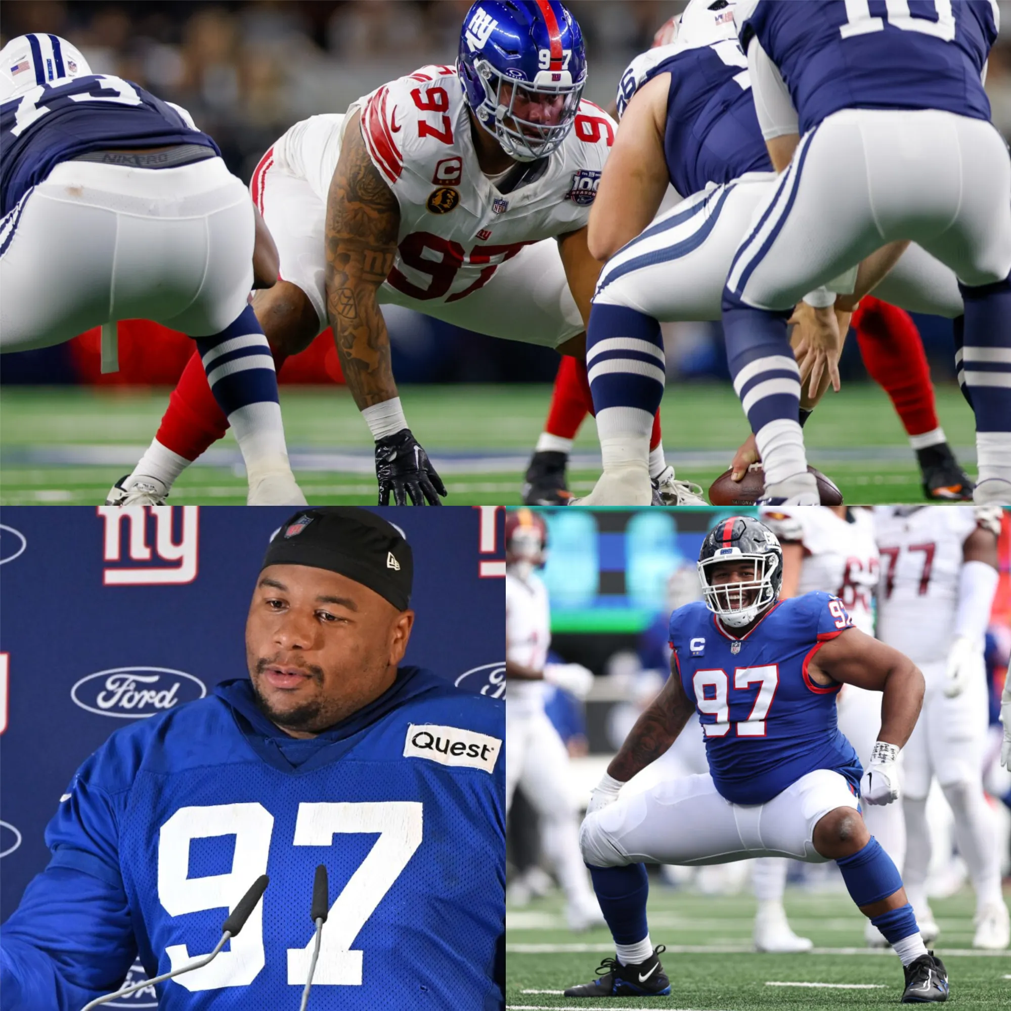 Giants Face Another Setback: Dexter Lawrence Dislocates Left Elbow