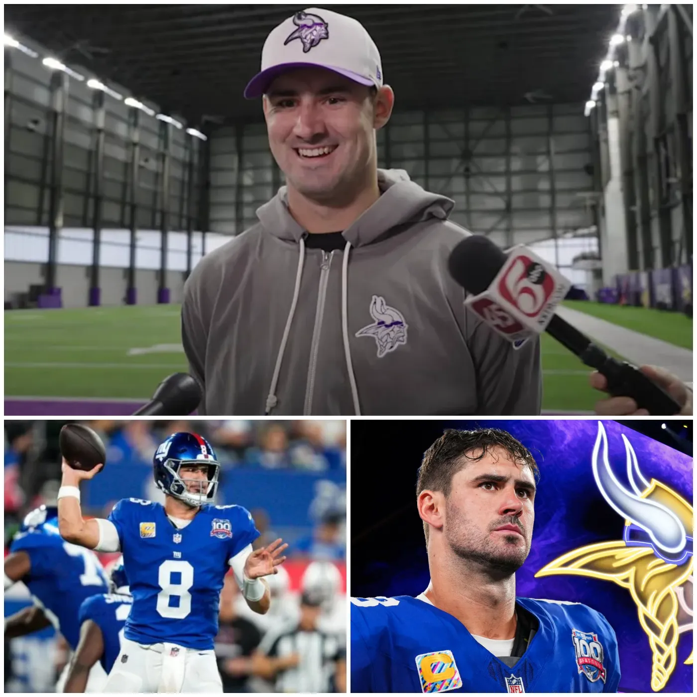 Daniel Jones Explains Why He Signed with Vikings After Being Released by Giants