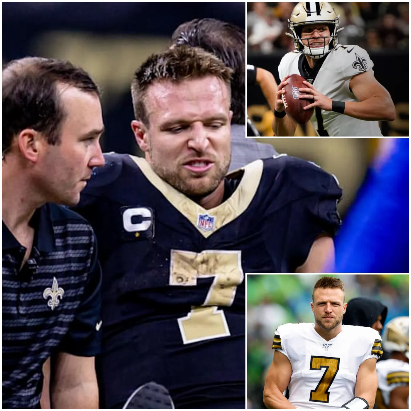 image_674dc7d93b31c Taysom Hill of the Saints Exits with Knee Injury in Loss to Rams