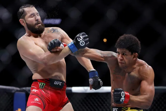 UFC 287: Gilbert Burns kéo dài chuỗi chiến thắng trước Jorge Masvidal, người đã giải nghệ sau trận thua thứ 4 liên tiếp - Yahoo Sports