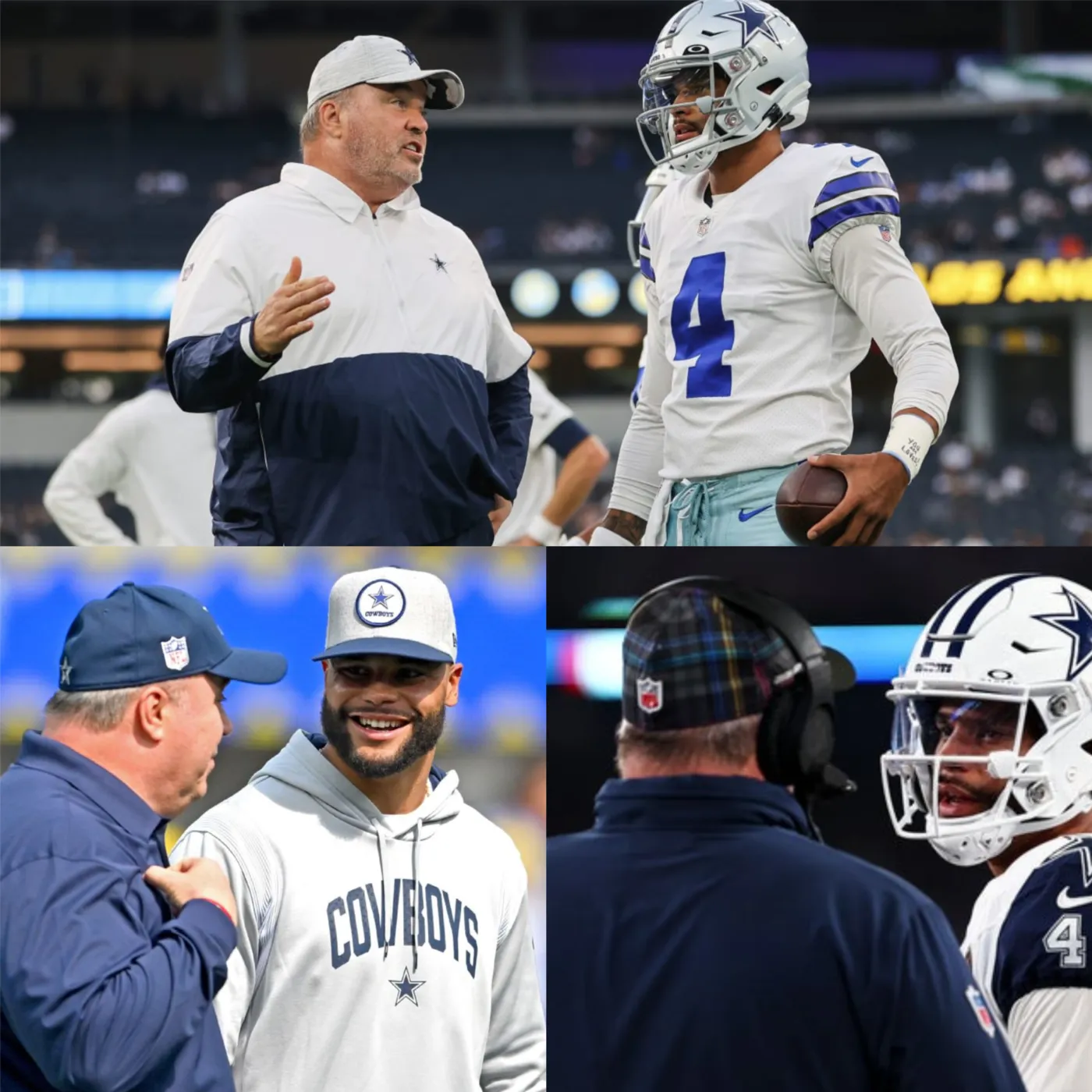 Dak Prescott Supports Mike McCarthy’s Return as Cowboys Head Coach: “I Fully Trust Him”