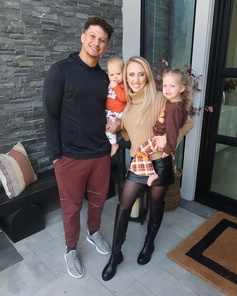 Proof Patrick Mahomes Is Tackling Being a Girl Dad With Ease