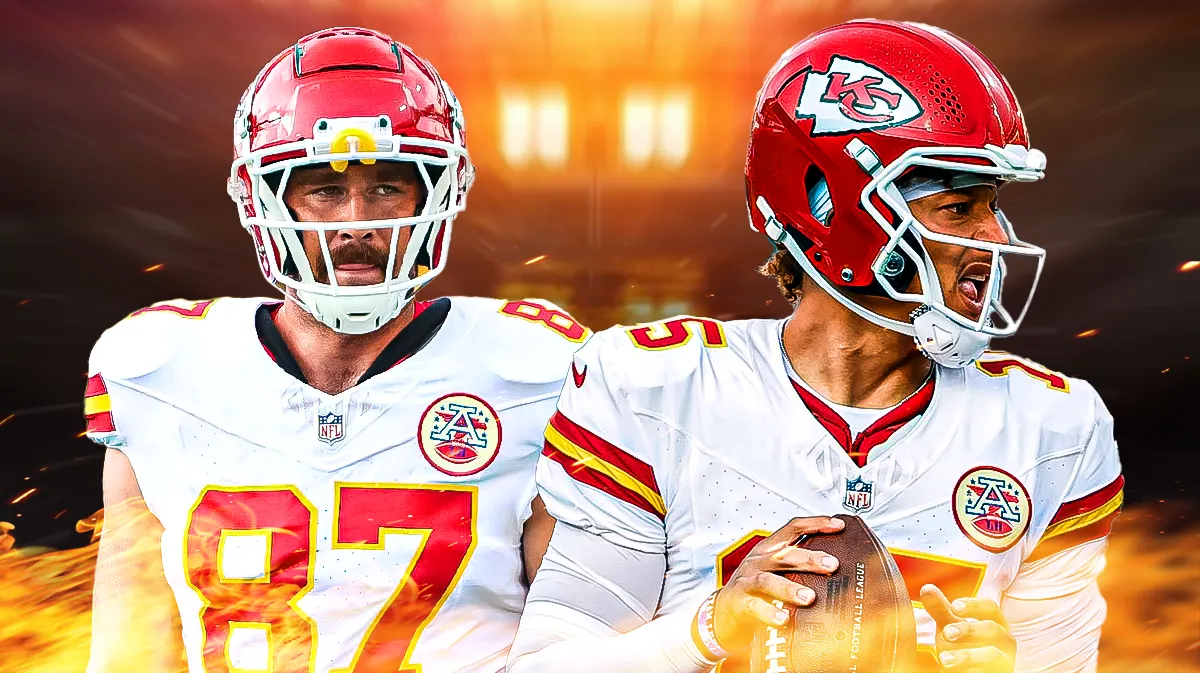 Chiefs' Patrick Mahomes with bonkers pass to Travis Kelce has NFL world  going wild