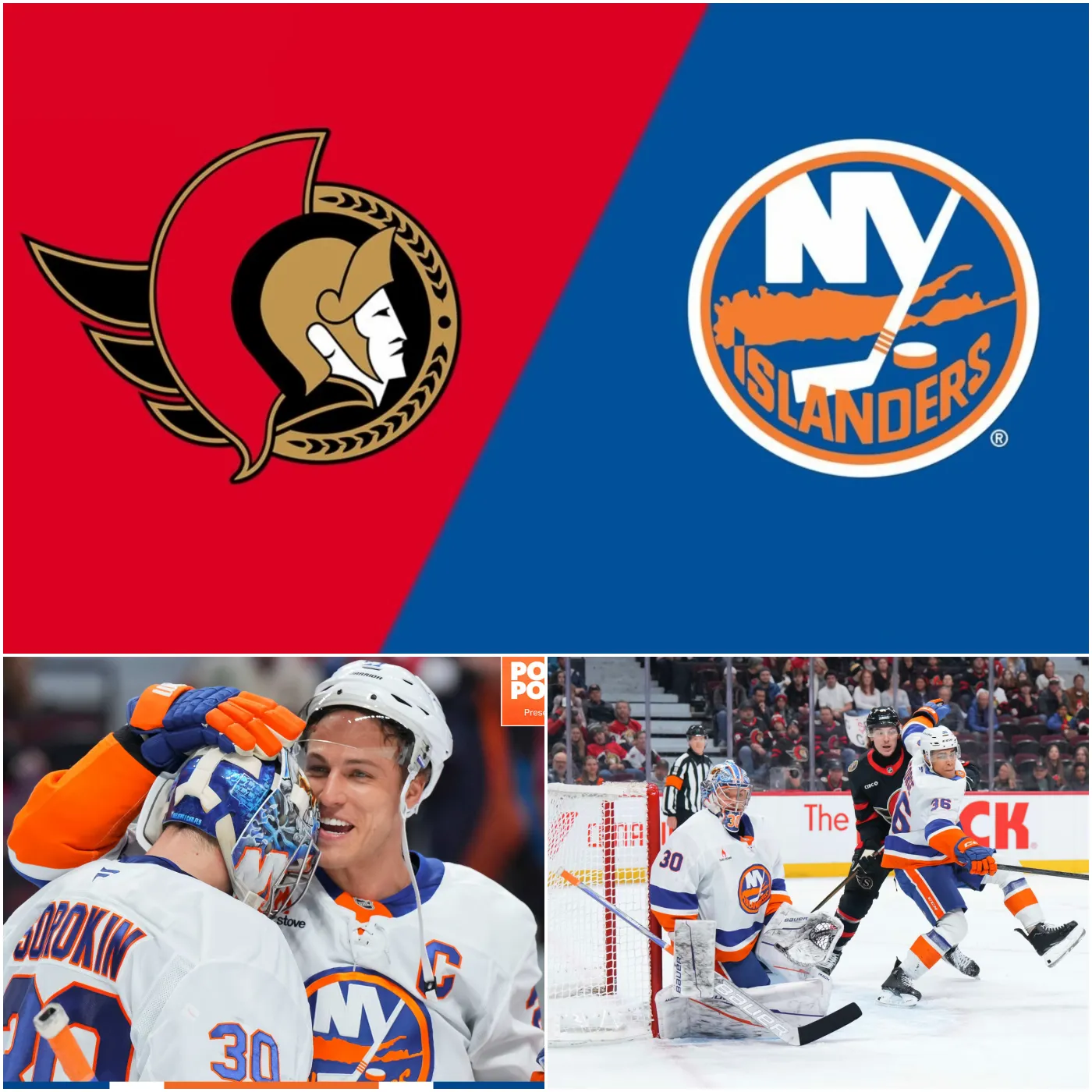 Islanders Secure Back-to-Back Wins with 4-2 Victory Over Senators