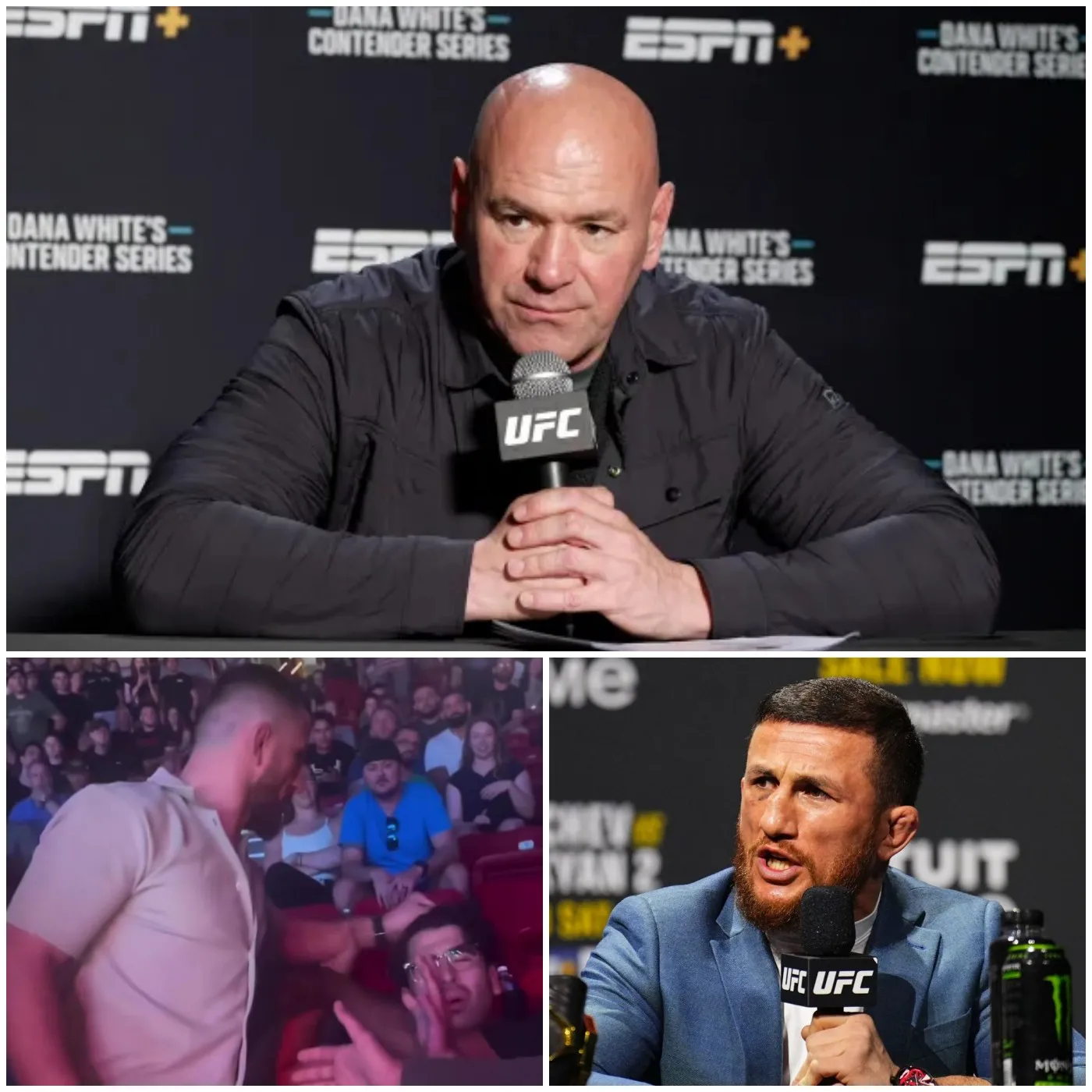 Dana White responses to Merab Dvalishvili fans fight involving UFC 310: “He’s like my little Sean Strickland, except the mouth”