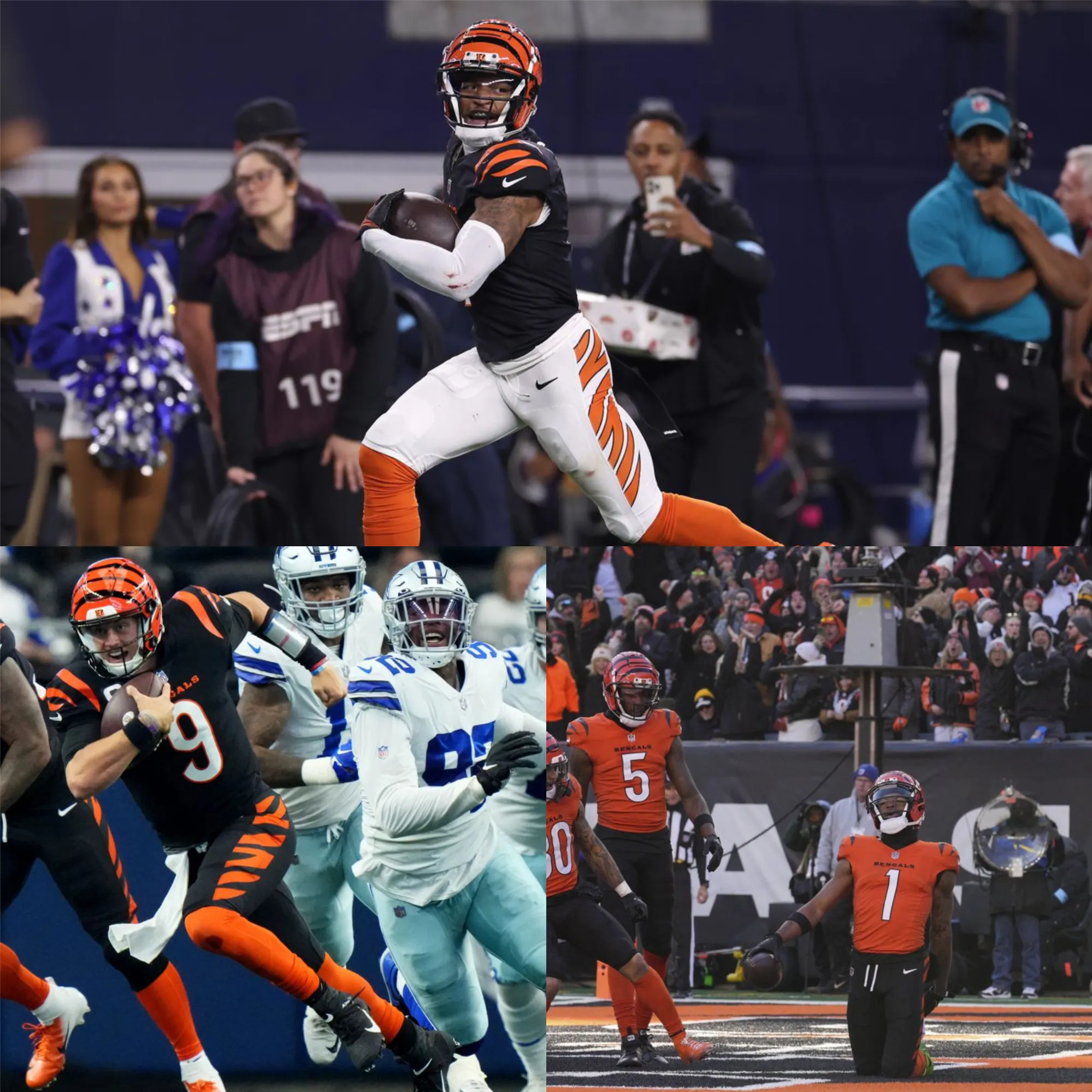 Bengals Secure Victory Over Cowboys After Key Mistakes on Monday Night Football