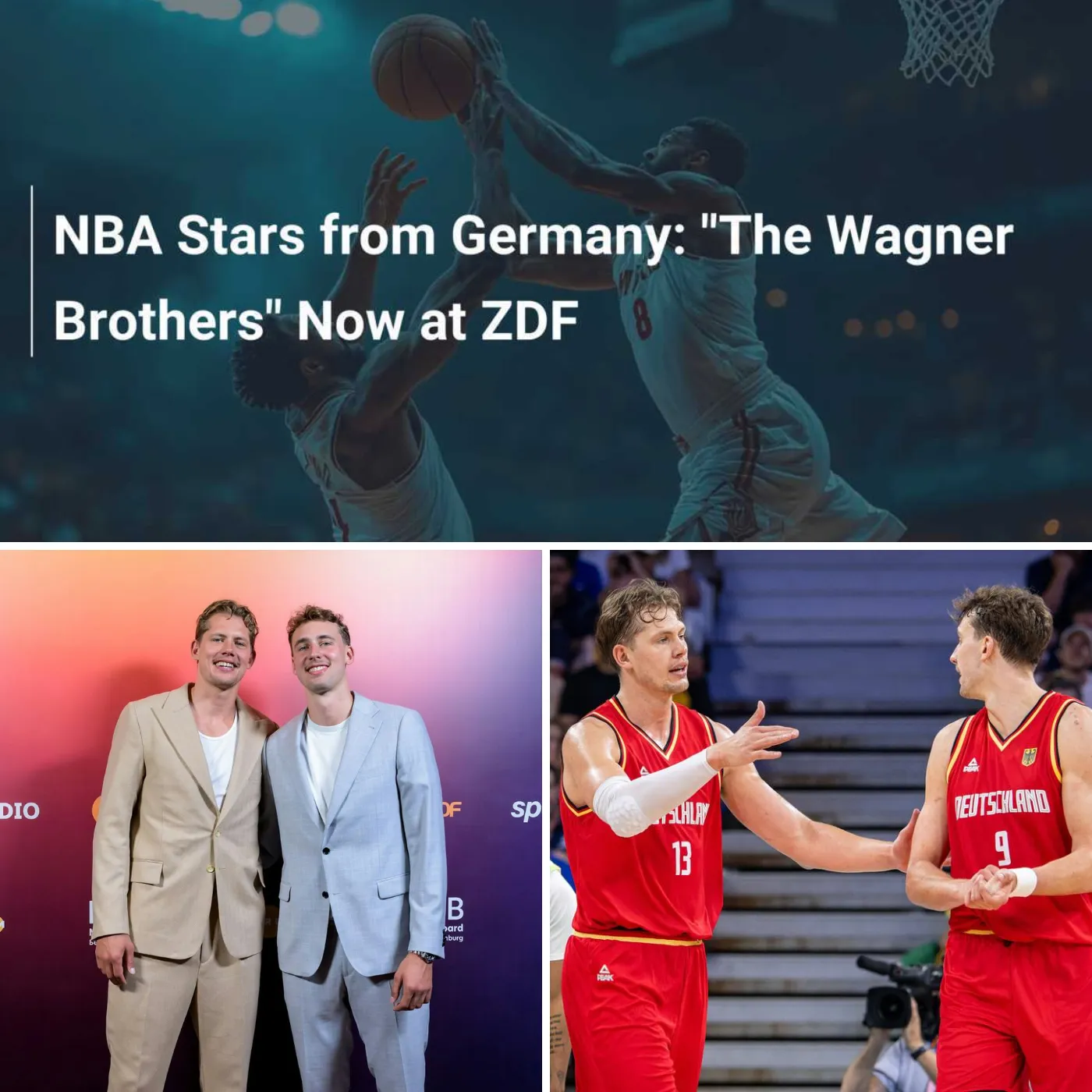 NBA Stars from Germany: “The Wagner Brothers” Now at ZDF