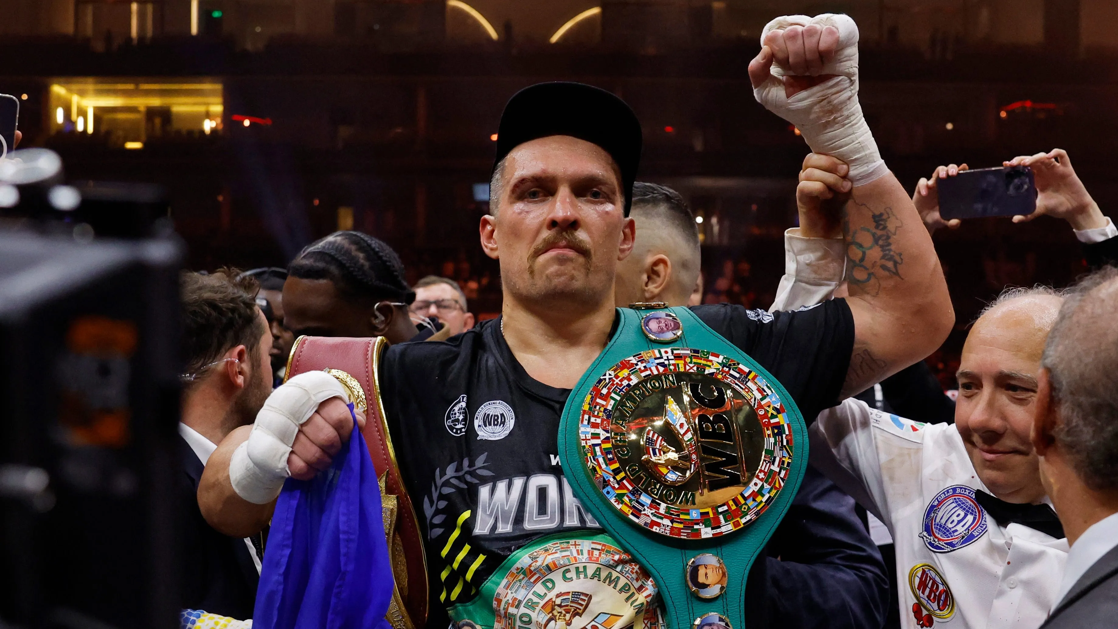 image_6759128db68e3 Usyk suffered a "broken jaw" in the Fury fight and looked forward to a rematch "flooded with money"