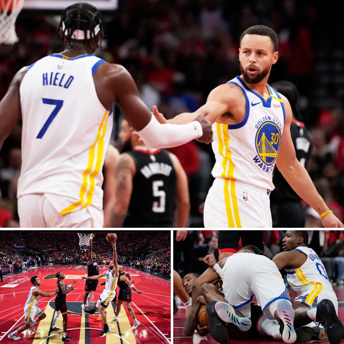 Stephen Curry missed the opportunity to score a “killing” 3-point shot against the opponent, causing the whole team to suffer a painful loss to Houston