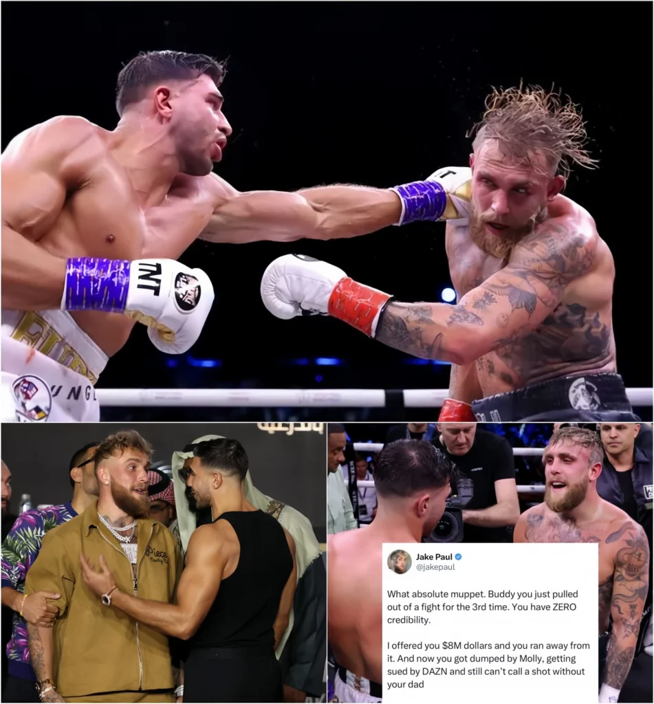 Jake Paul challenges Tommy Fury – ‘8 million USD for 15 minutes in the ring’!