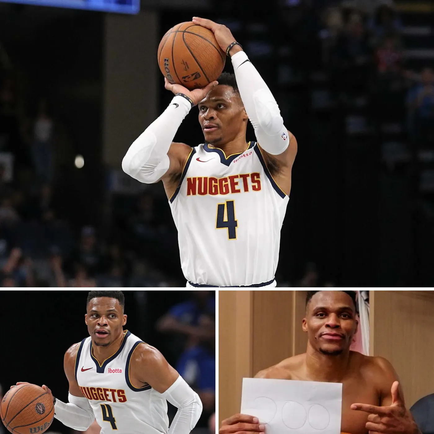 Nuggets’ Russell Westbrook Makes History as First NBA Player to Record 200 Triple-Doubles