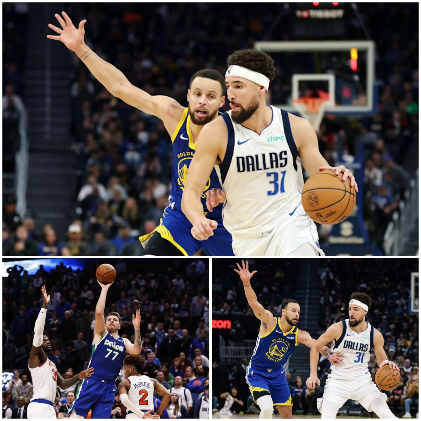 Klay Thompson and Stephen Curry light up Chase Center in record-breaking duel