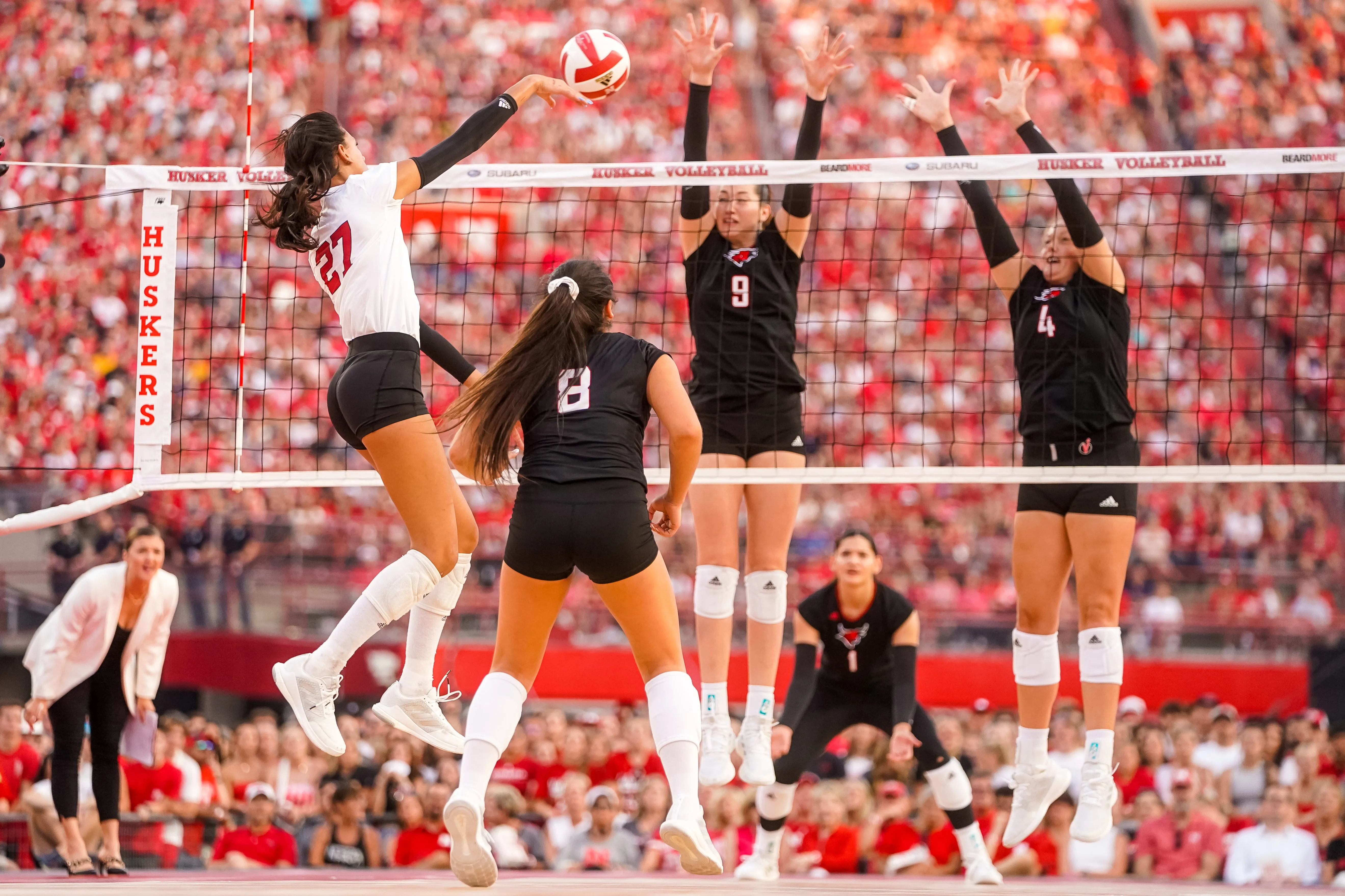 image_676058ba5ce1b 'It's Exciting to See Success in Nebraska': Husker and Bluejay Volleyball Fans Unite in Quarterfinals