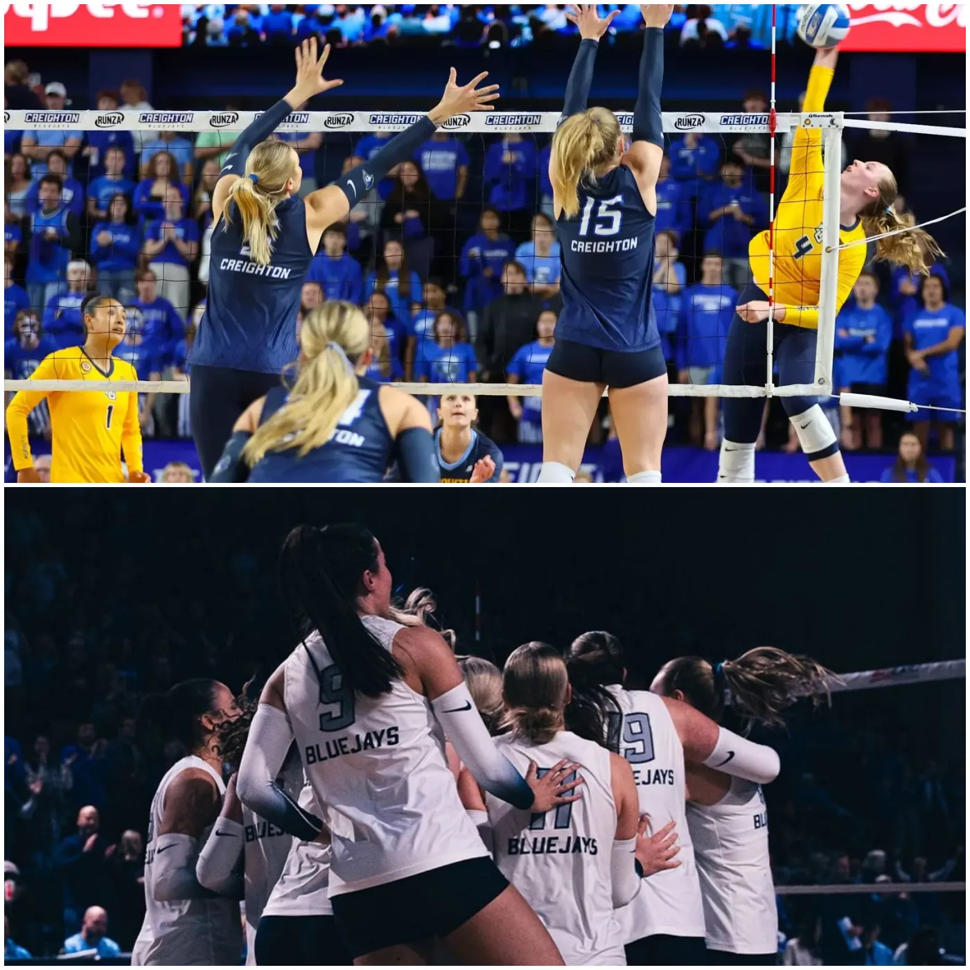 Creighton Volleyball Faces Penn State in Elite Eight