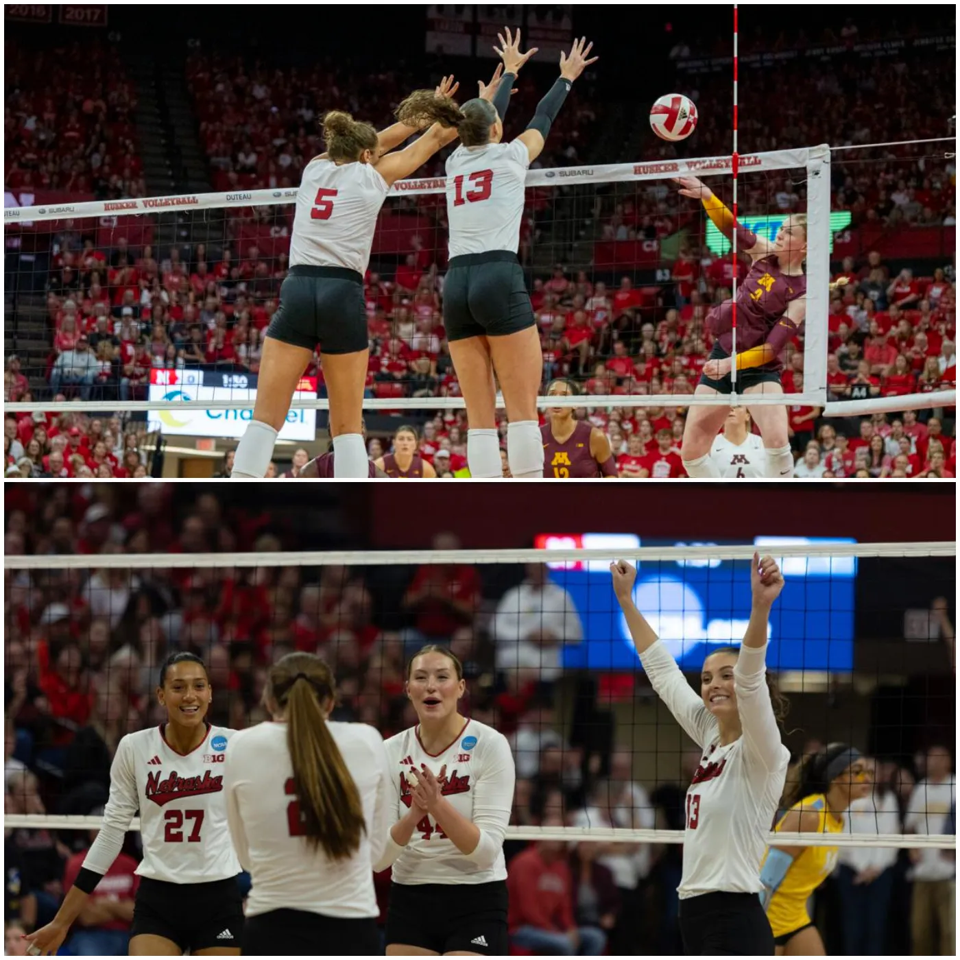 Nebraska to Play Wisconsin in NCAA Volleyball Elite Eight