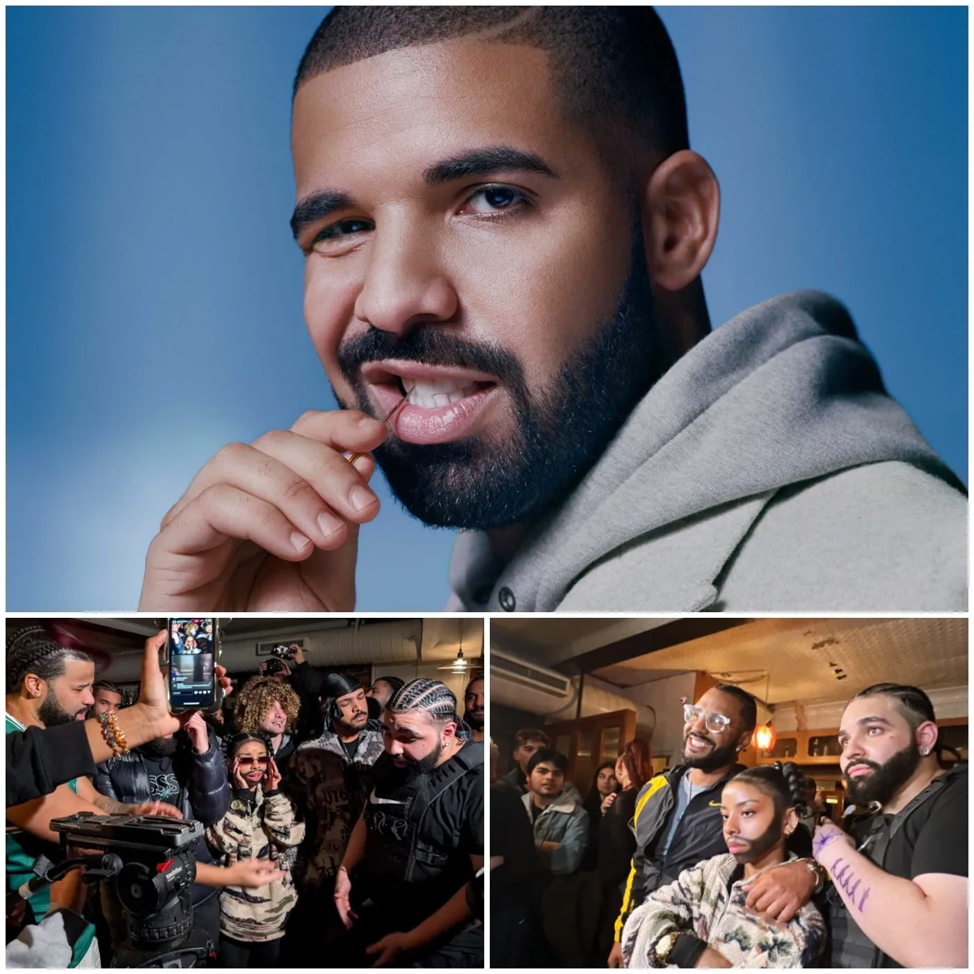 Drake donates $17,000 as a reward to the female fan who won the Drake lookalike contest