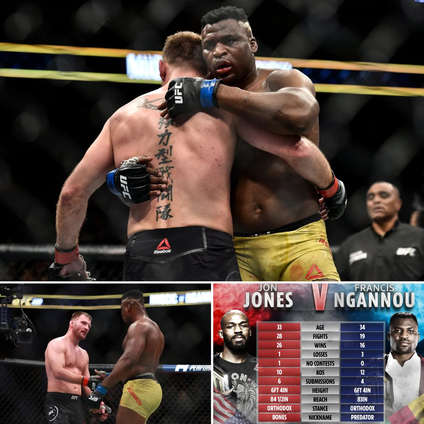 Stipe Miocic speaks out about the upcoming match between Ngannou and Jones, the last line of honor restoration.