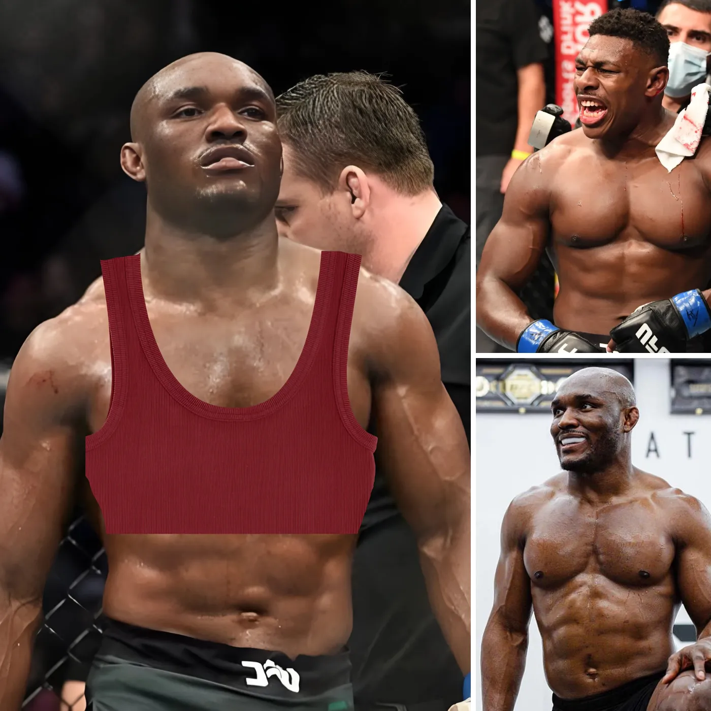 Kamaru Usman answers Joaquin Buckley’s call “I am a girl in a bar.”