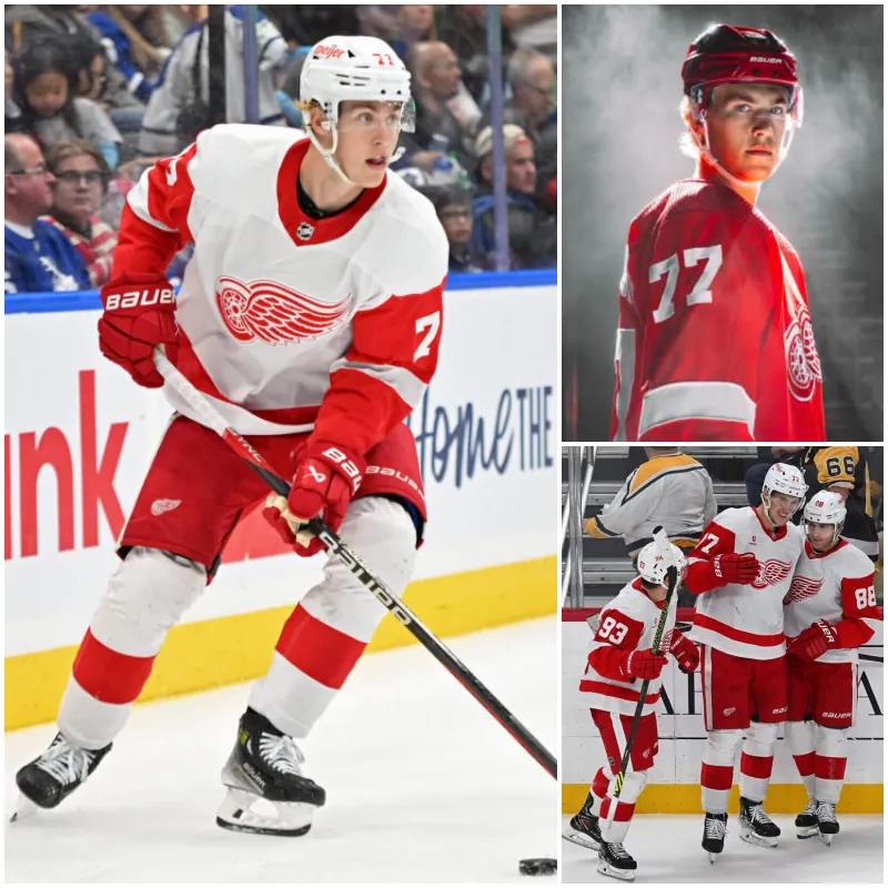 Red Wings Face Tough Blow with Simon Edvinsson Injury Against Flyers