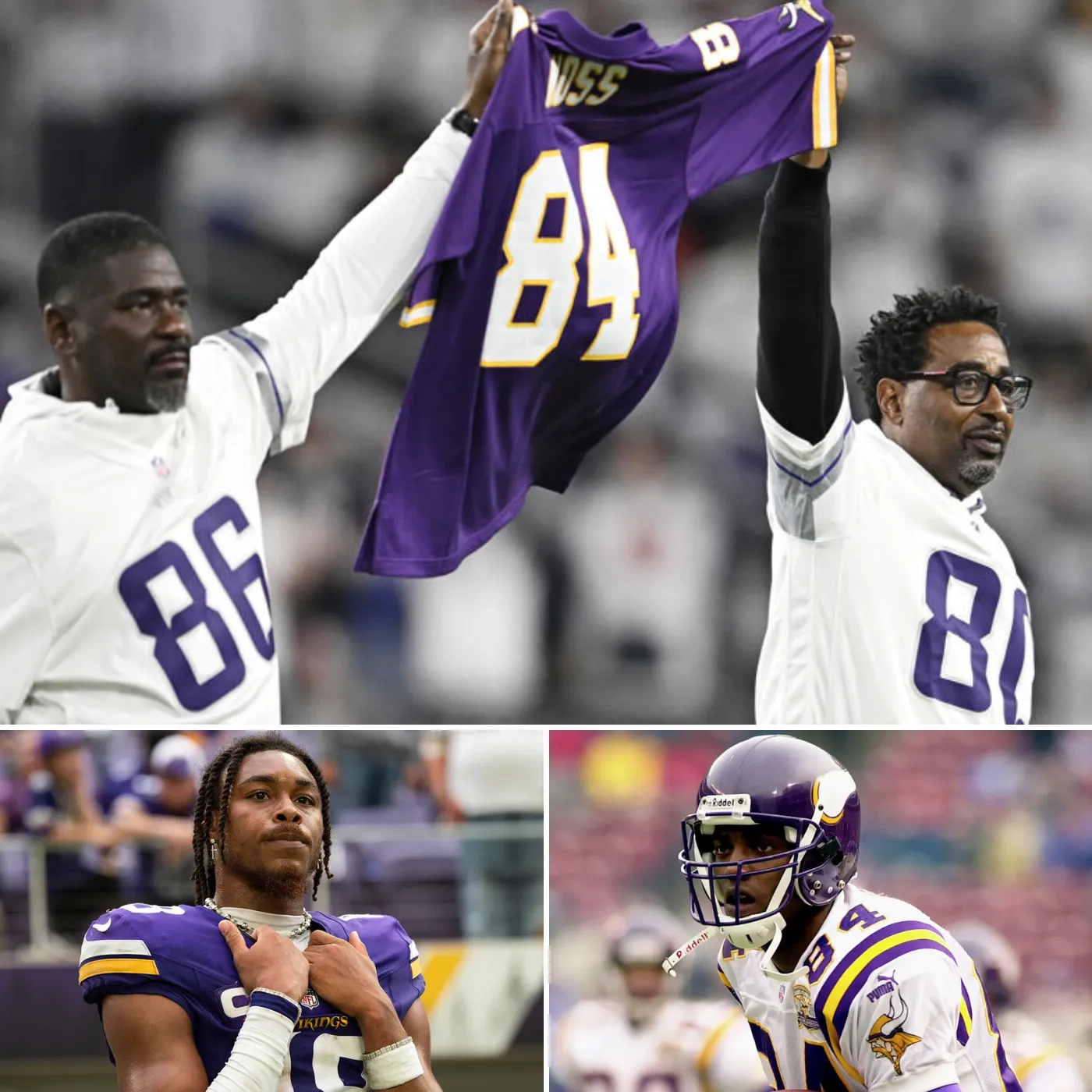 image_67652c30309e2 Justin Jefferson, Cris Carter, and Jake Reed Share Their Deep Love for Legend Randy Moss