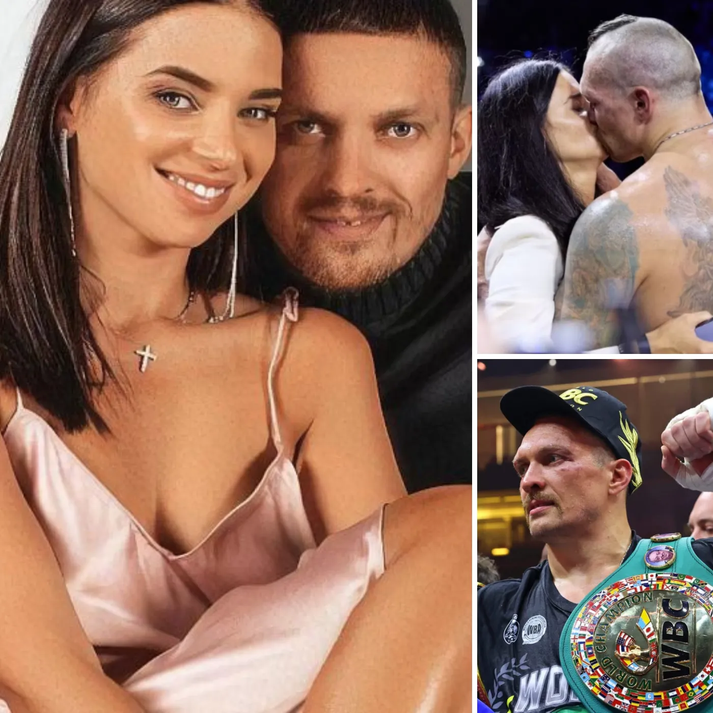 Amidst the Tension Before Tyson Fury vs Usyk 2, Oleksandr Usyk Enjoys a Heartwarming Moment with His Wife