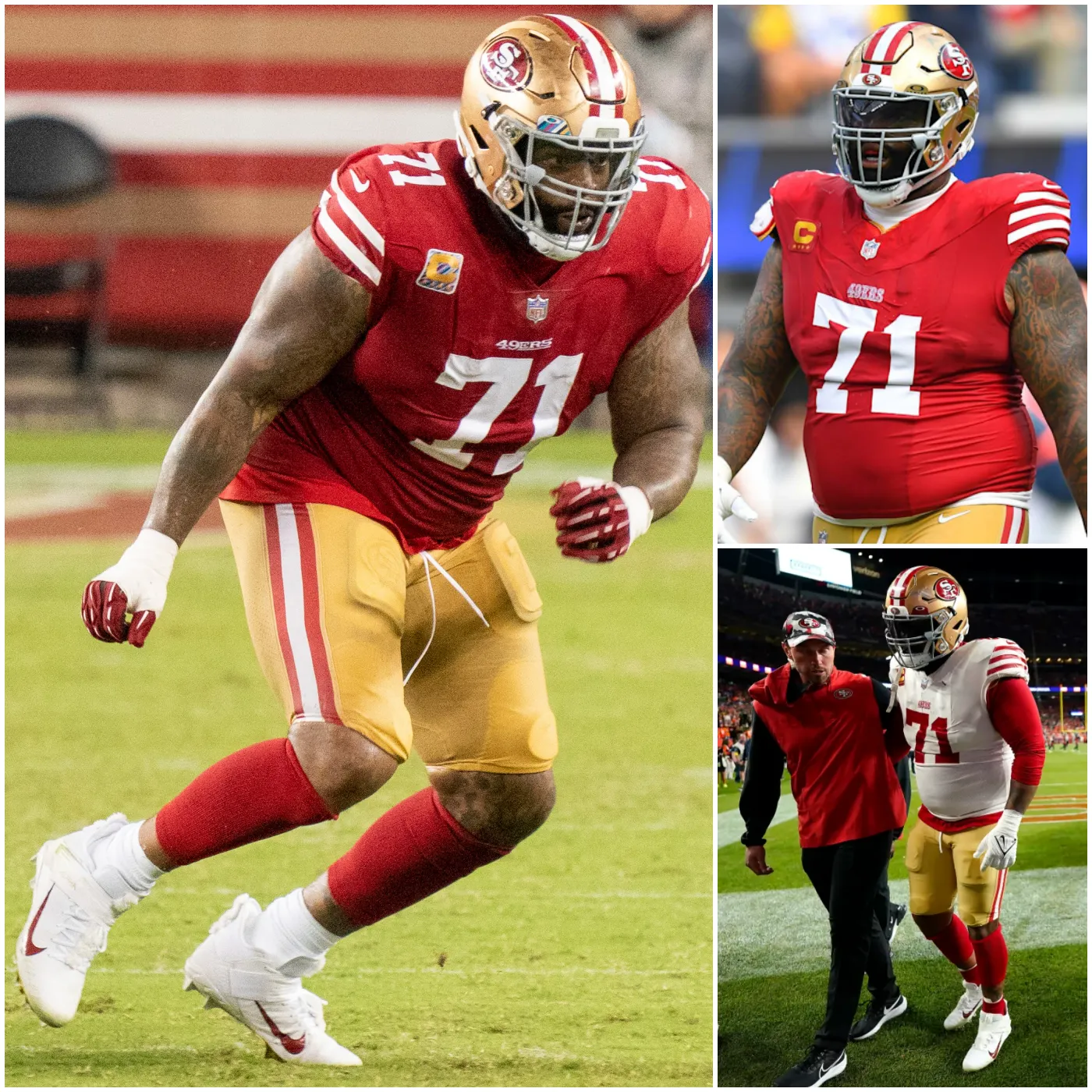 Bad Luck Continues to Surround 49ers, Trent Williams Injured, Unable to Play Sunday