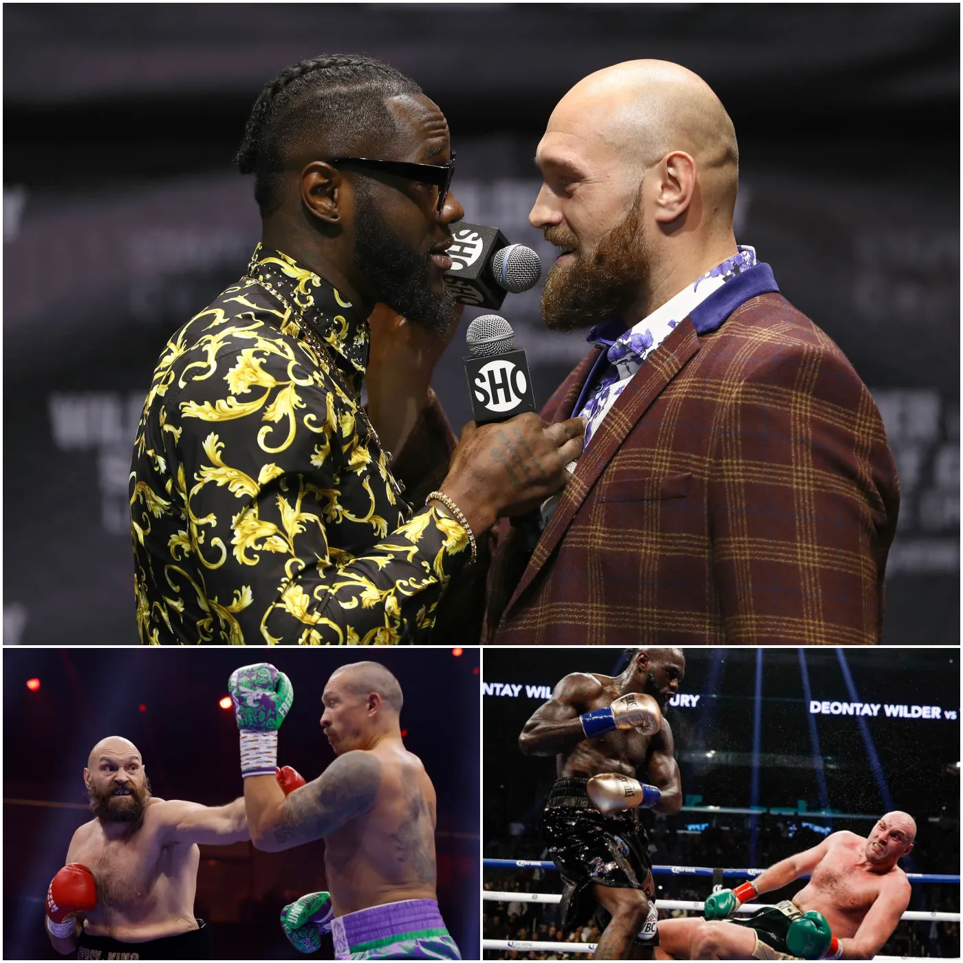 Wilder smiled sarcastically when Fury failed, and the feud between the two boxers became more tense.