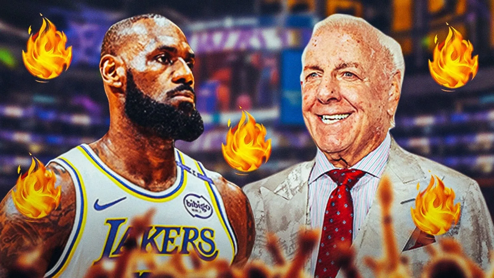 Ric Flair’s Shocking Shoutout to LeBron James After Lakers’ Electrifying Battle