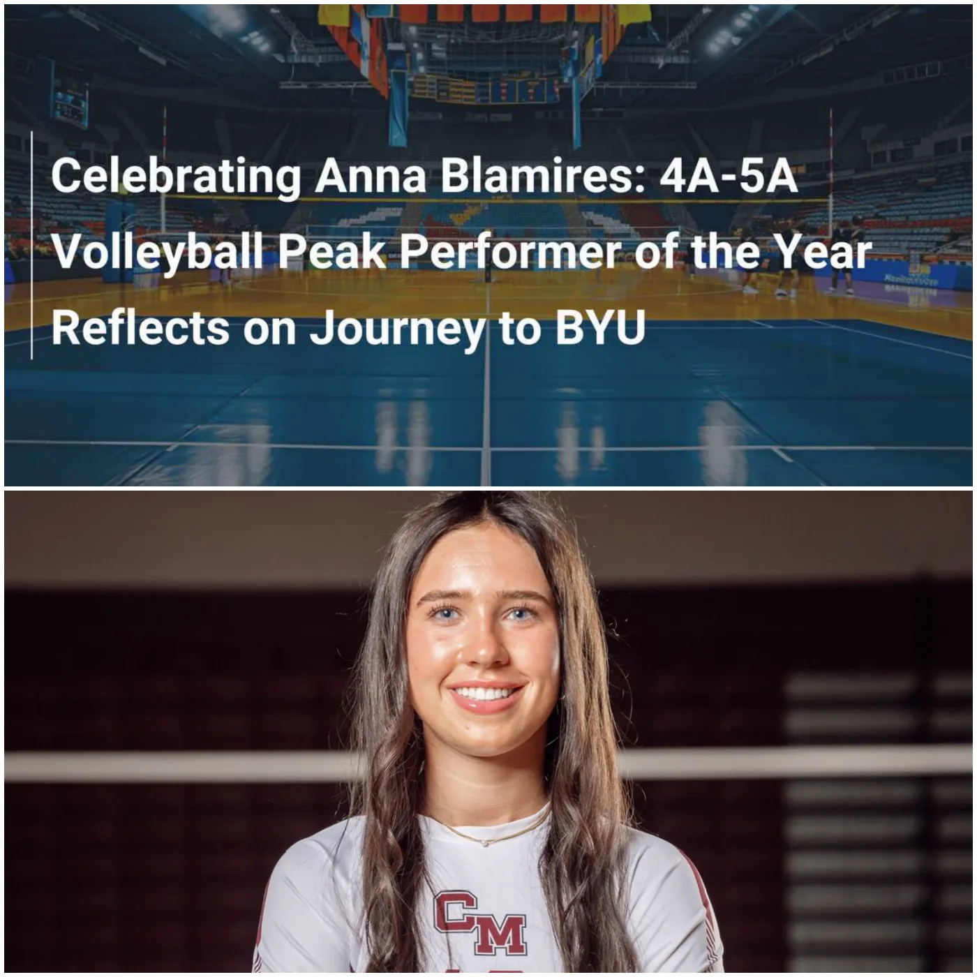 Honoring Anna Blamires. The Journey to BYU for the Volleyball Player of the Year