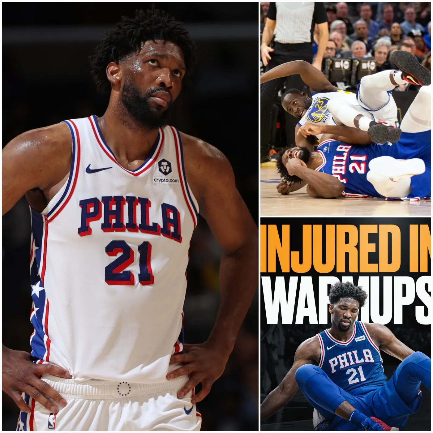 Joel Embiid Injured During Pregame Warmup But Set to Play