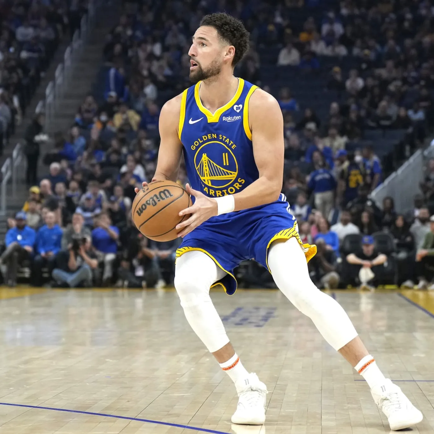 image_676cd20bd0679 Klay Thompson knocked down his first 3-pointer of the game, recording his fame at the top of the hunting score king 