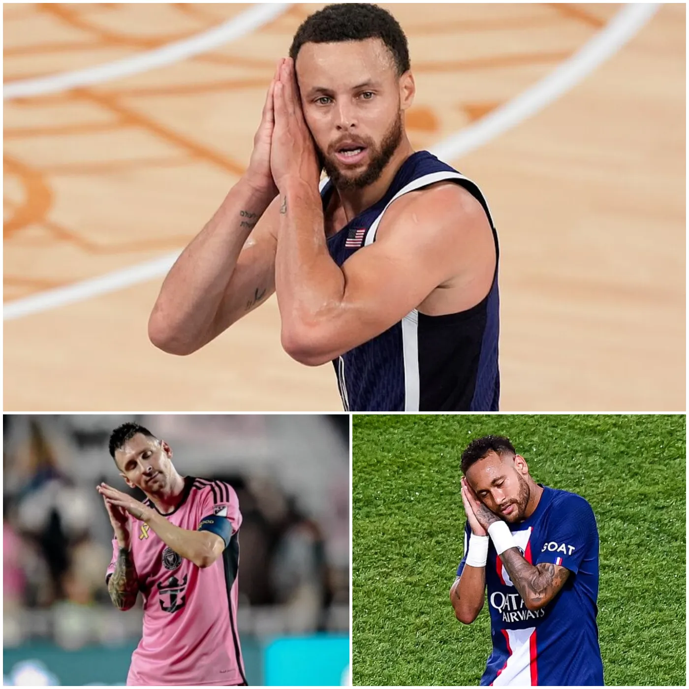 Football legends Leo Messi and Neymar do a Stephen Curry-style ‘goodnight’ celebration. Coldest celly in the league?