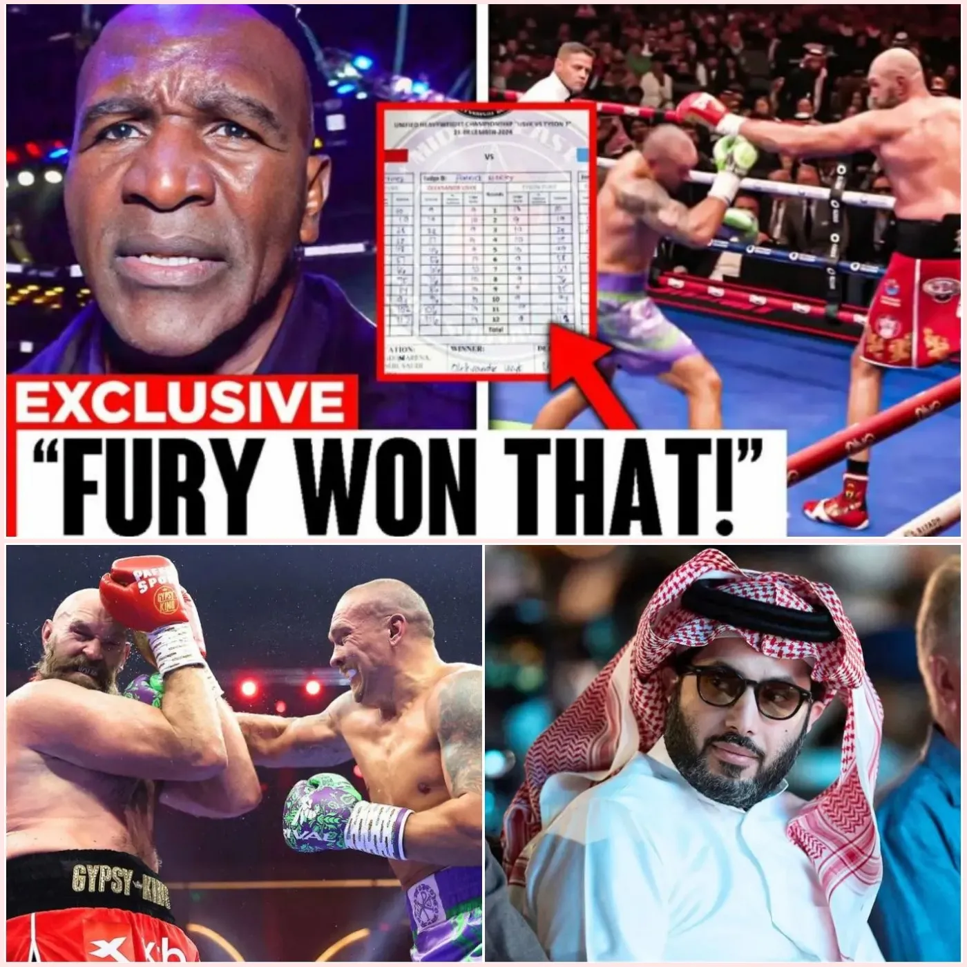 Professional Boxers Expose Corruption Turki Al-sheikh To Steal Tyson Fury In Usyk Rematch!