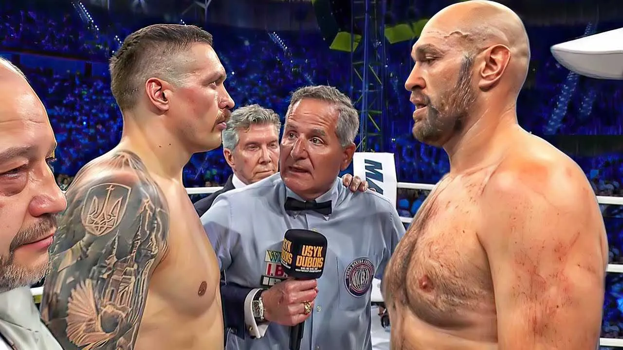 image_676d0ec190602 Usyk and Fury's contrasting views on wives during fight preparation spark controversy
