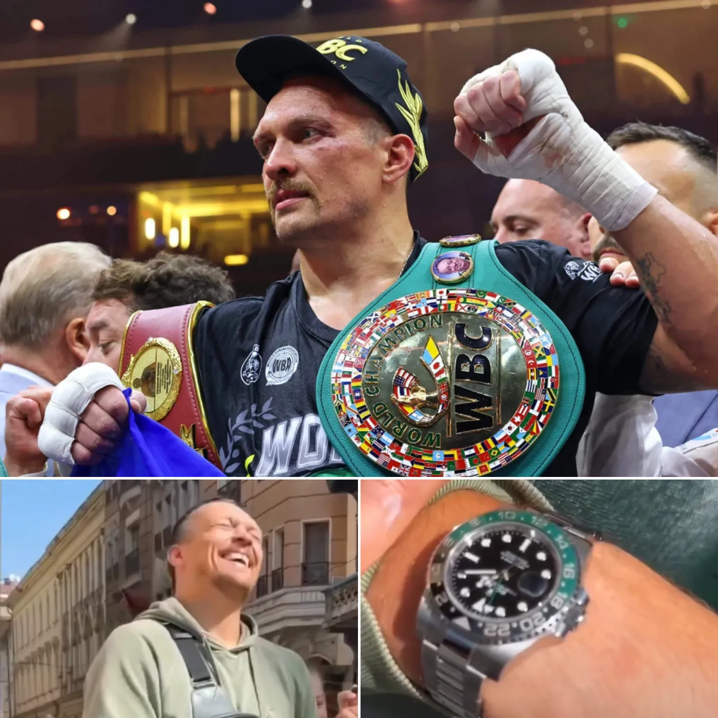 The Humble Champion Oleksandr Usyk Sparks Debate with His $100 Knockoff Watch