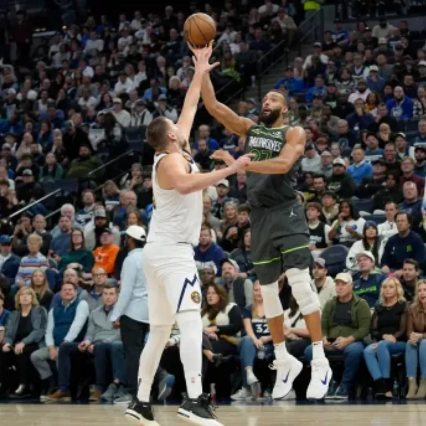 image_676e2f986390a Rudy Gobert's skillful double-double technique against the Mavericks amazed fans!