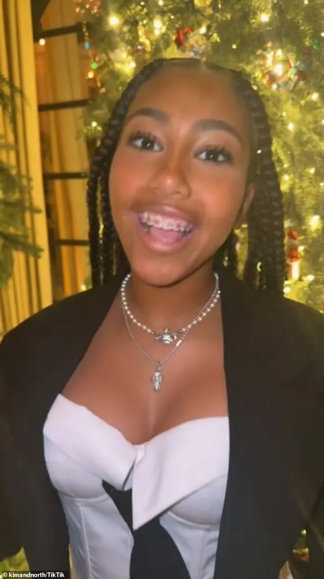 image_676f779c7f5c0 Kim Kardashian faces backlash over her daughter North West’s revealing Christmas outfit