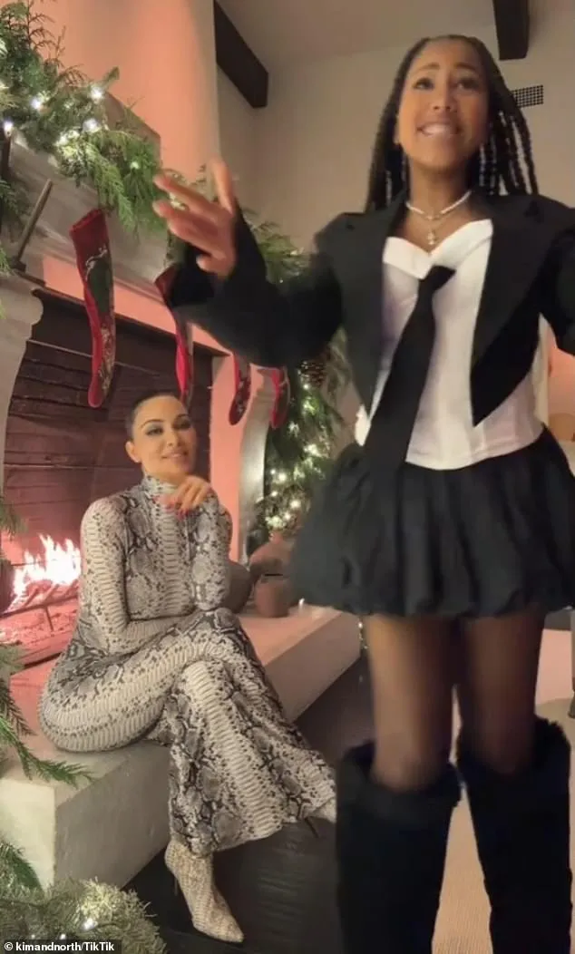 image_676f779d99649 Kim Kardashian faces backlash over her daughter North West’s revealing Christmas outfit