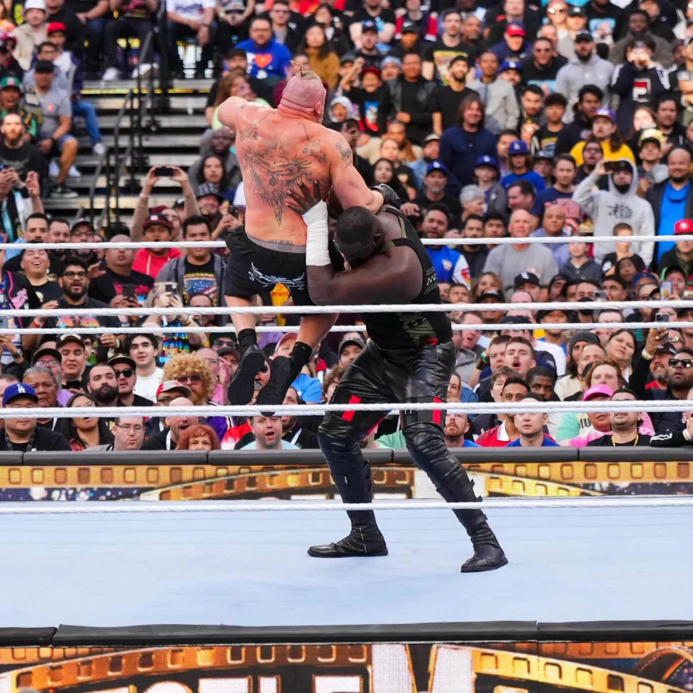 image_676f7e7bb4e51 It Was an Epic Battle of Giants at WrestleMania: Brock Lesnar vs. Omos!