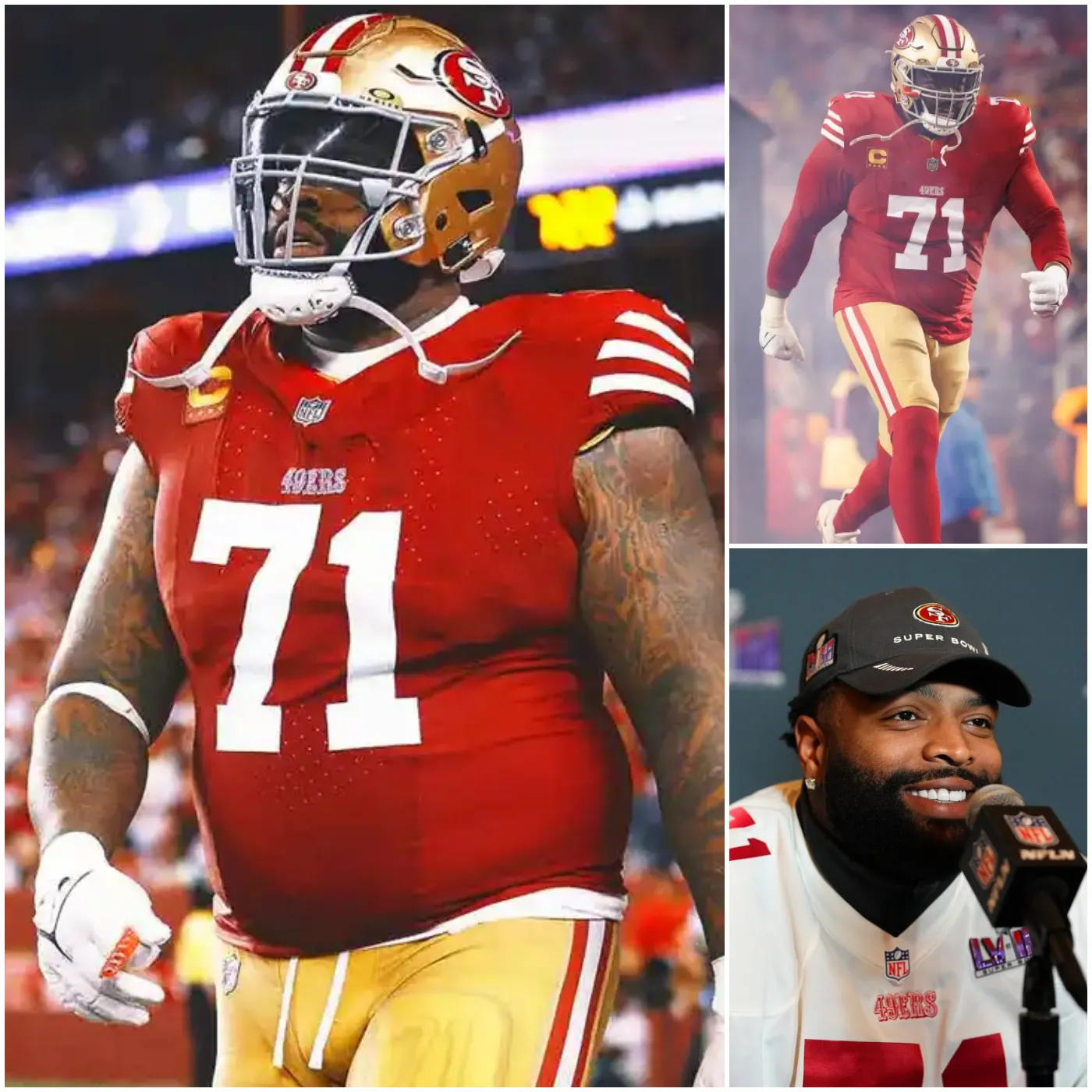 BREAKING NEWS. Trent Williams to retire from San Francisco 49ers after 2024