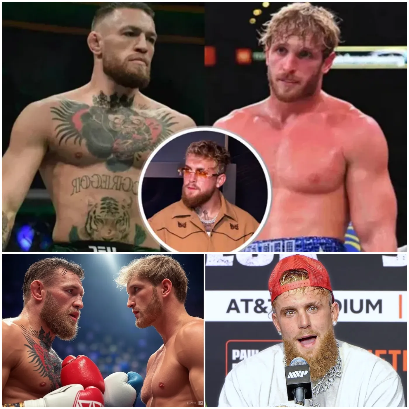 Logan Paul vs. Conor McGregor battle in India. It’s called cap by Jake Paul.