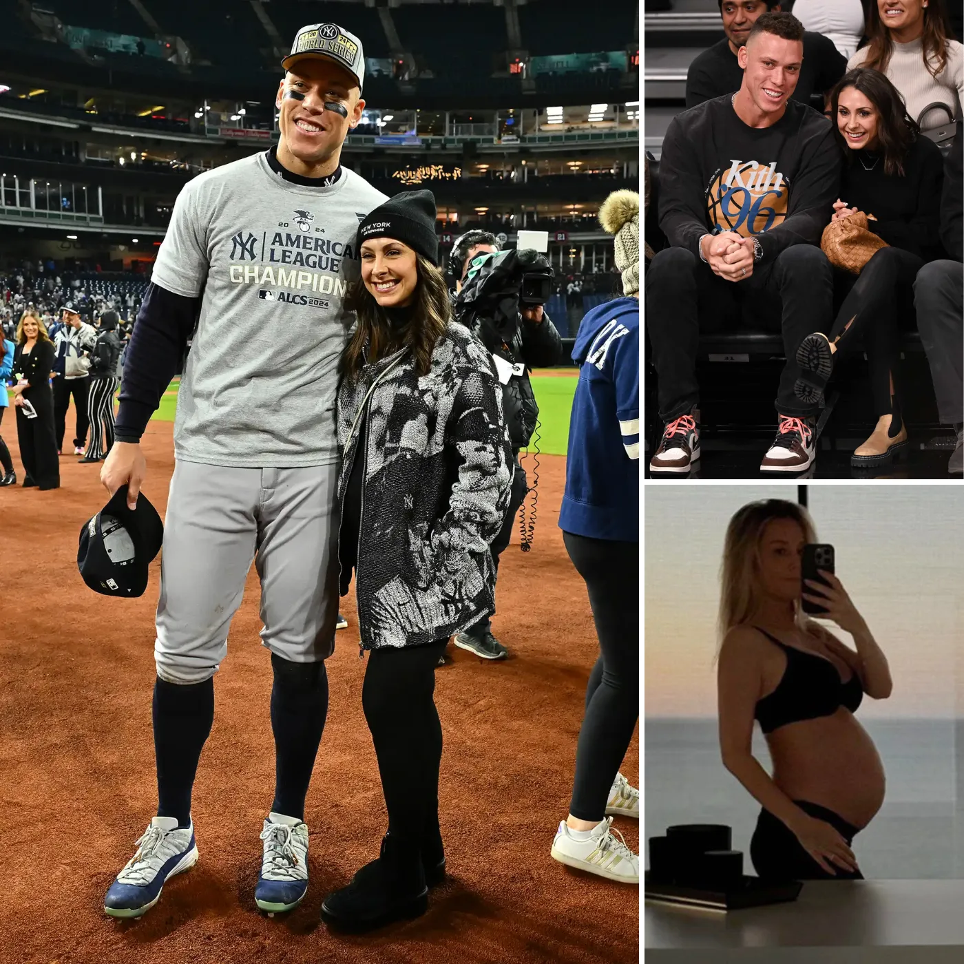 Aaron Judge and wife Samantha Bracksieck are expecting their first child together. Continue reading the story in the comments section below.