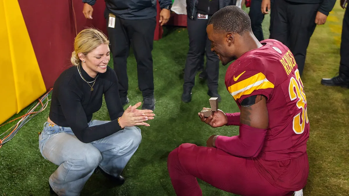 image_6773a678b1af8 Jeremy Reaves Proposes to Girlfriend on the Field After Commanders Secure Playoff Spot