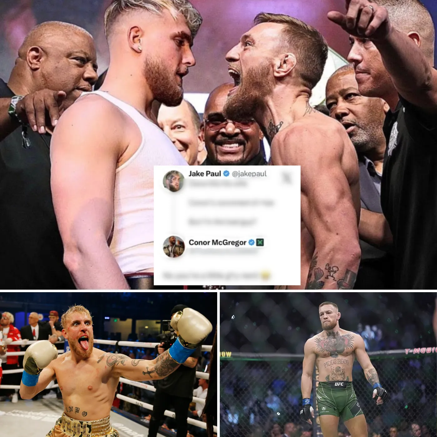 Conor McGregor launches an attack on Jake Paul. The deleted tweet you missed.Full story in the comments below