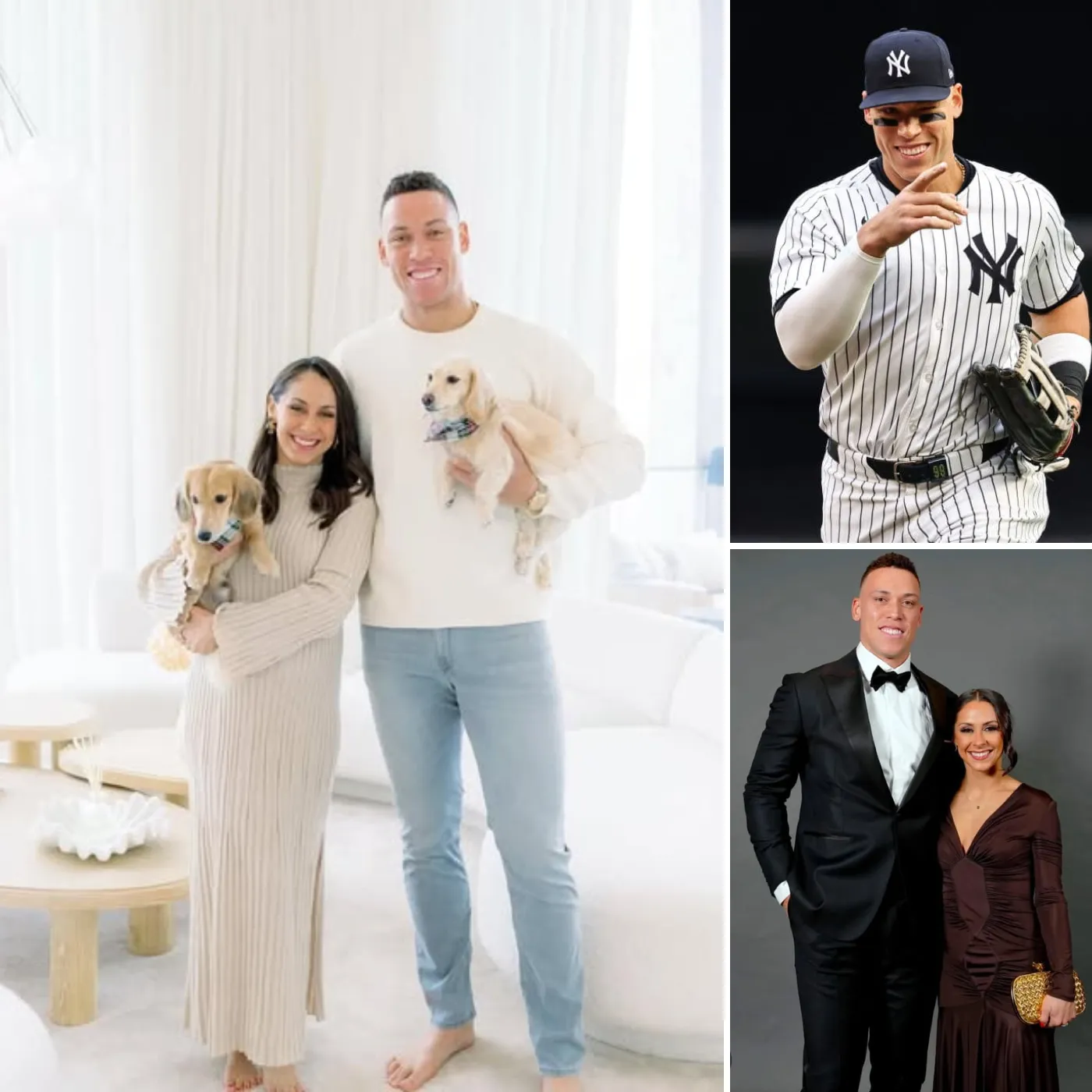 Happy and prosperous New Year to the Yankee Nation. Aaron Judge Shares Adorable Pictures of Himself and His Spouse.click on the link in the comments to learn more