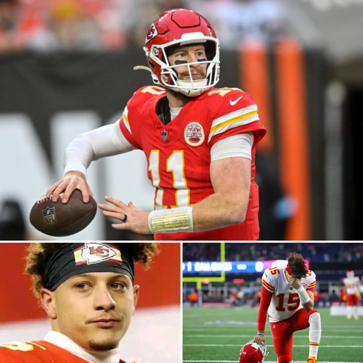 Shocking decision. When the Chiefs played the Broncos in Week 18, Carson Wentz started and Patrick Mahomes was benched. Click below to discover the shocking reason behind the Chiefs’ bold move to remove him from the lineup to make way for Carson Wentz in Week 18