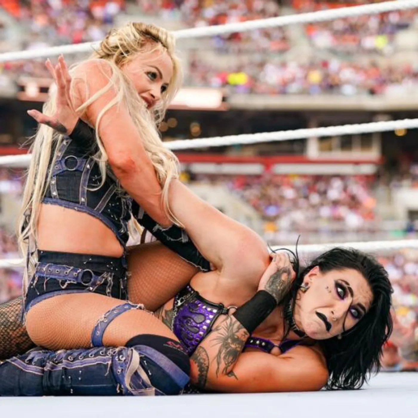 Liv Morgan’s Title Defense Against Rhea Ripley Divides the WWE Universe